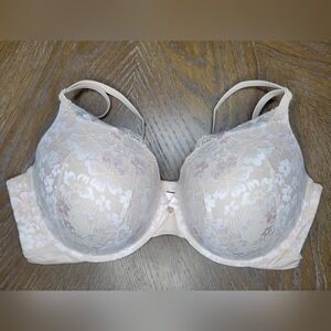 Victoria's Secret Perfect Shape Cream and White Lace Bra